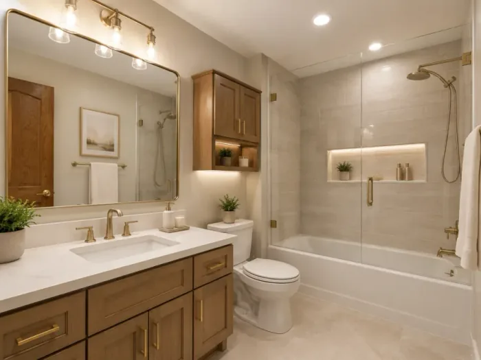 After — Primary Bathroom